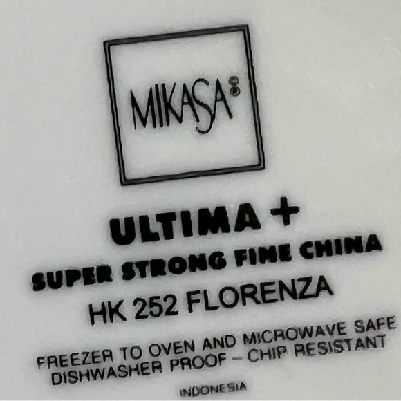 lMIKASA HK252 Florenza ULTIMA + Super STRONG Fine China COFFEE TEA Cups SET of 2 - Picture 6 of 11